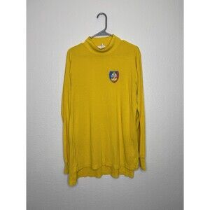 USN Navy Authentic Flight Deck Jersey Yellow Unisex Size Large USA Made See Pics